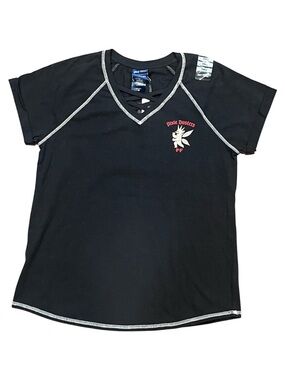 Disney Pixar Onward Pixie Dusters Lace-Up V-Neck Tee NWT Size Small Hot Topic